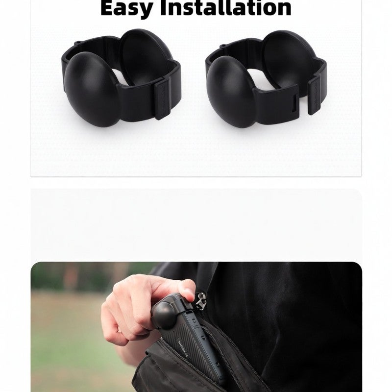 Panoramic Camera Lens Protector: Black, Scratch & Drop Proof, Buckle Design, Tailored Fit - Easy Disassembly, Portable Storage for Insta360 X4 Fisheye Lens - Image 4