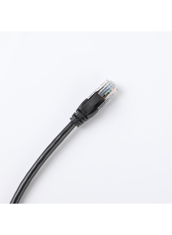 Manufacturers CAT6A Super Six Types Of Finished Network Cable Computer Jumper Network Jumper CAT6E Router Broadband Connection Line-Color:Grey-Line Length:10 M