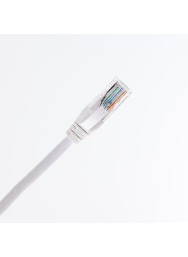 Manufacturers CAT6A Super Six Types Of Finished Network Cable Computer Jumper Network Jumper CAT6E Router Broadband Connection Line-Color:Grey-Line Length:10 M