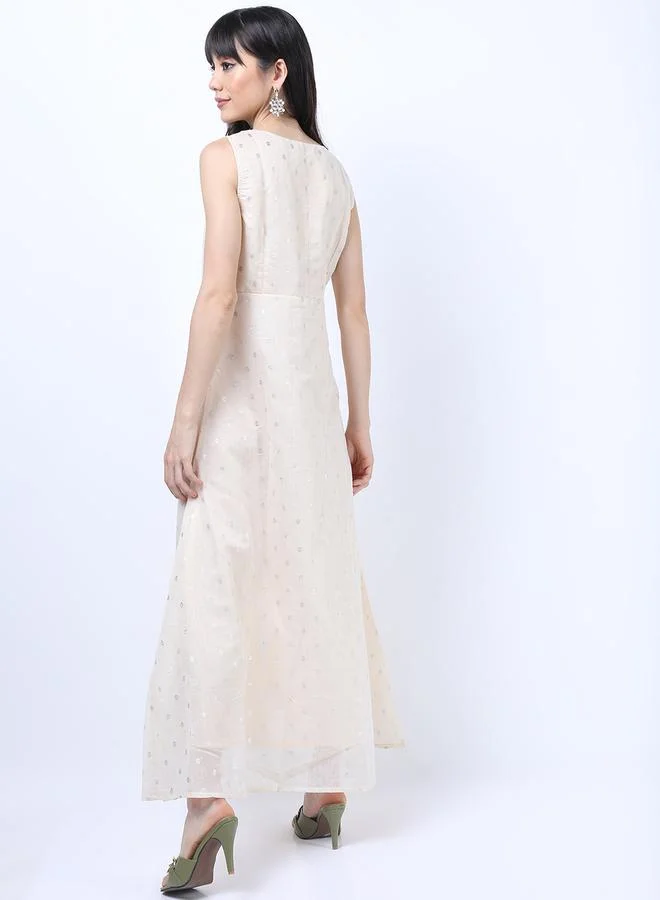 Vishudh Embroidered A-Line Dress