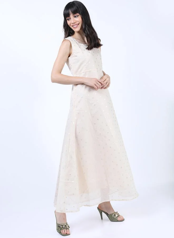 Vishudh Embroidered A-Line Dress