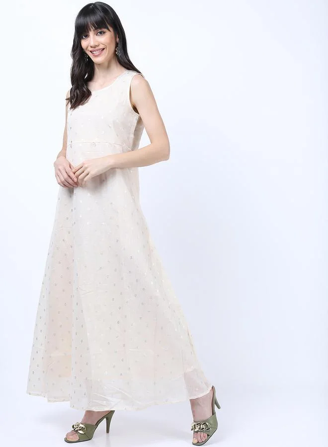 Vishudh Embroidered A-Line Dress