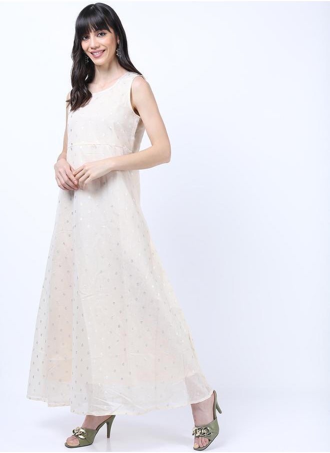 Vishudh Embroidered A-Line Dress  - Image 5