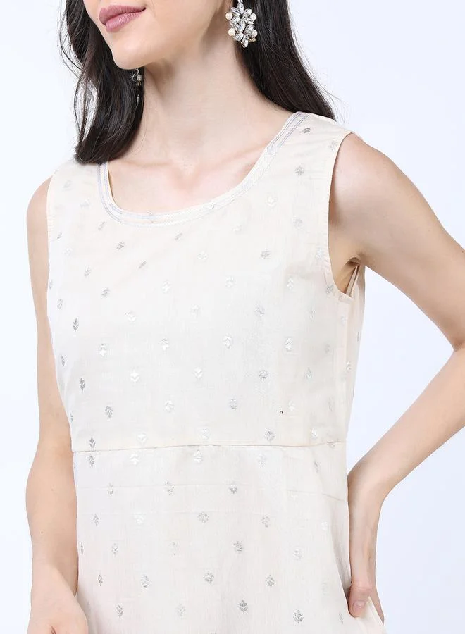 Vishudh Embroidered A-Line Dress