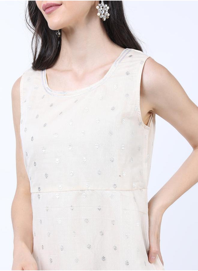 Vishudh Embroidered A-Line Dress  - Image 4