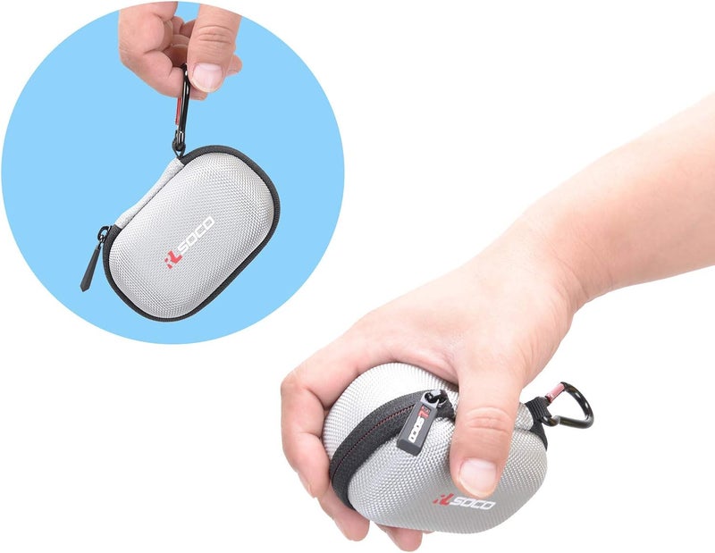 آر كيه باي كيس علبة صلبة لسماعات Bose QuietComfort (موديل 2020) / سماعات Sport اللاسلكية المانعة للضوضاء من RLSOCO - فضي (العلبة فقط) - Image 4