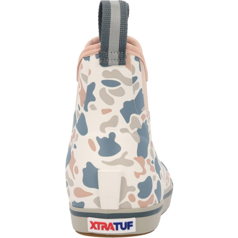 Xtratuf Women's Ankle Deck Boot, Ivory Duck Camo, Size 8(M) - Image 4
