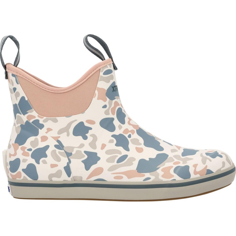 Xtratuf Women's Ankle Deck Boot, Ivory Duck Camo, Size 8(M) - Image 1
