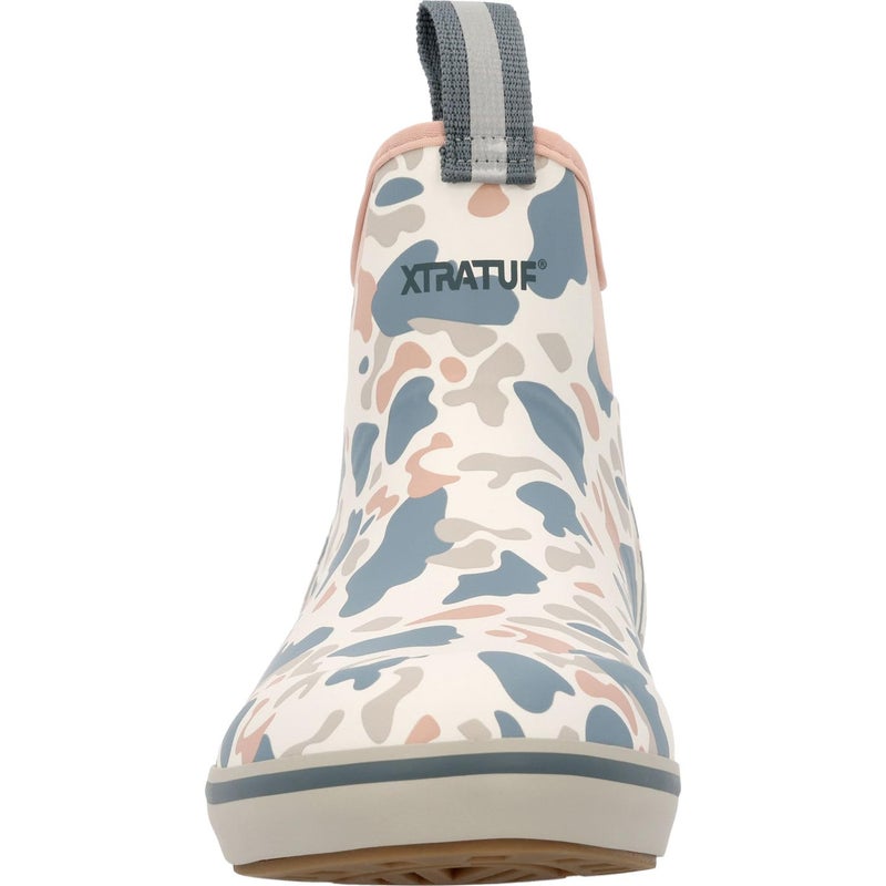 Xtratuf Women's Ankle Deck Boot, Ivory Duck Camo, Size 8(M) - Image 3
