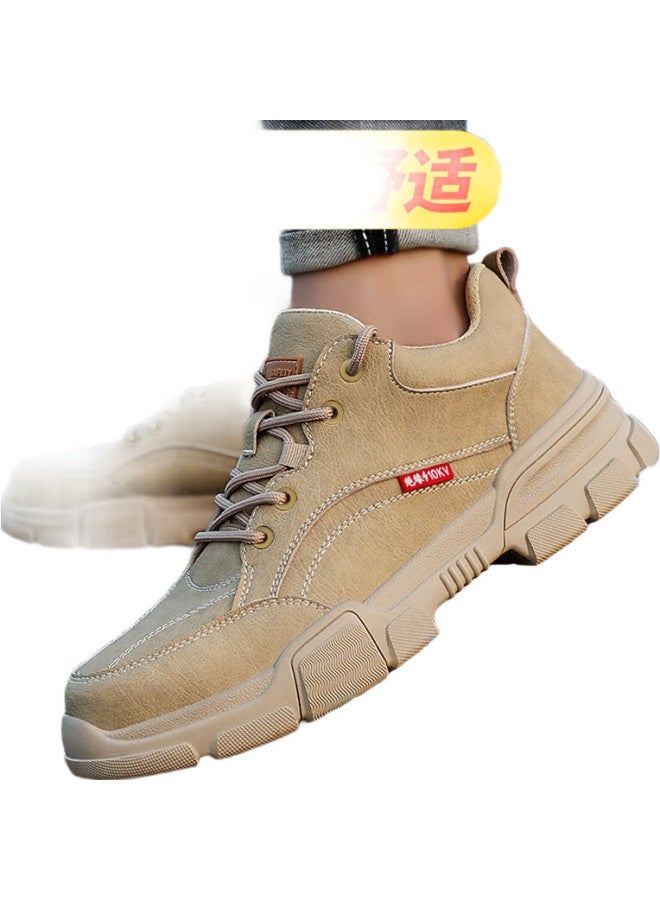 JUNBU Safety Shoes For Men, Insulated Electrician Plastic Toe Cap, Anti-Smashing, Anti-Puncture, Lightweight, Functional Work Shoes 1115Kv Size 42 - Image 2