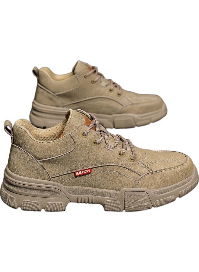 JUNBU Safety Shoes For Men, Insulated Electrician Plastic Toe Cap, Anti-Smashing, Anti-Puncture, Lightweight, Functional Work Shoes 1115Kv Size 42 - Image 3