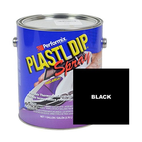 Plasti Dip - Multi Purpose Rubber Coating Spray, Sprayable, One Gallon (128oz), Black - Image 1