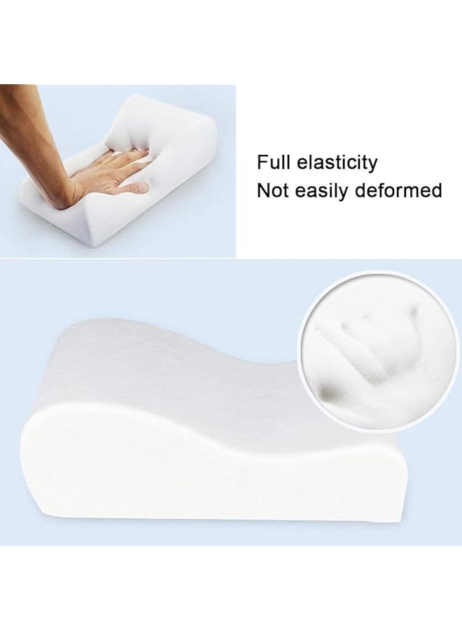 الكبريت مسند ذراع وحدة التحكم المركزية للسيارة، وسادة سميكة، مسند ذراع مقعد السيارة من إسفنج الذاكرة، وسادة مسند ذراع ممتدة، وسادة دعم للسيارة والمنزل والمكتب، غطاء مسند ذراع الكرسي للمرفق والساعد (أسود) - Image 3