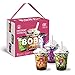 O's Bubble Os Bubble Boba Tea Kit  Bubble Tea Kit  All in One Boba Kit  Boba Kit for Kids  6 Servings Includes Cups Straws Stirrer Party Kit Variety Pack Upgrade Party Kit Variety Pack Upgrade - Image 2