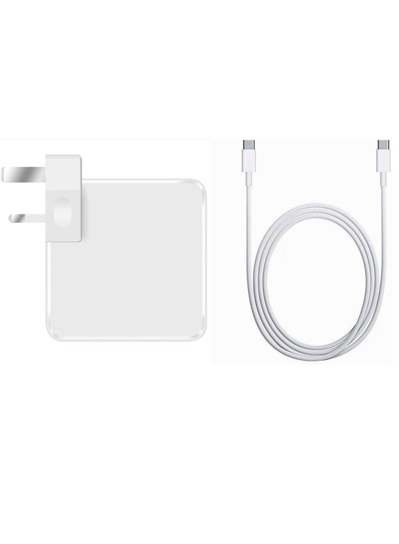 USB Type C Wall Plug Power Adaptor PD Charger Replacement 87W with 200cm Cable for 2016 MacBook Pro 15 inch 13 inch and Type C Mobile and iPhone - Image 4