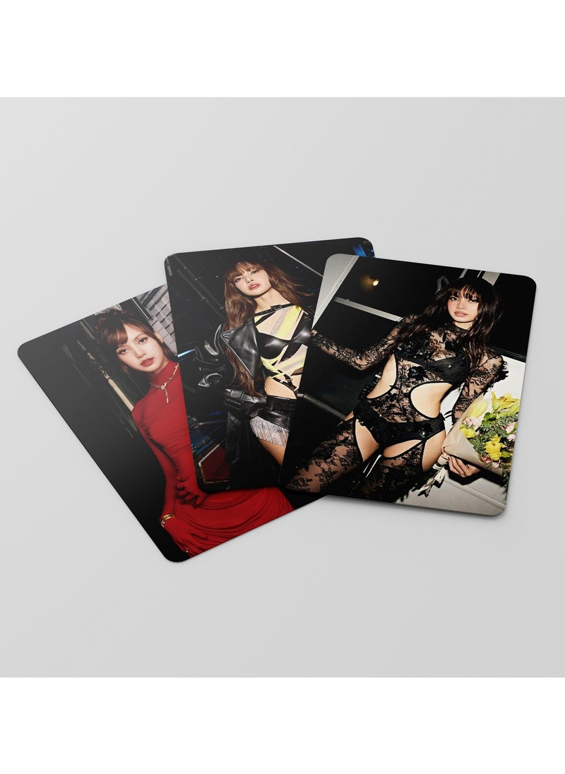 EHOME - 55Pcs Blackpink LISA Photo Card New Album MOONLIGHT Lomo Card - Image 1