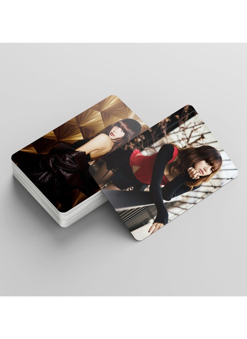 EHOME - 55Pcs Blackpink LISA Photo Card New Album MOONLIGHT Lomo Card - Image 1