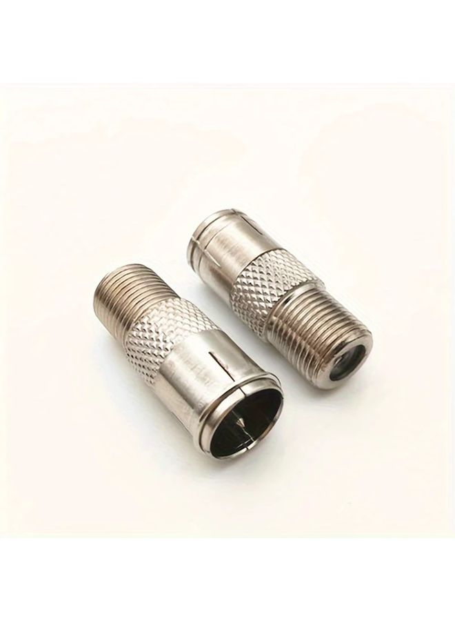 F Female Quick Connect Rotating Adapter Zinc Alloy Cable TV Box Connector F Fast Insertion - Image 5