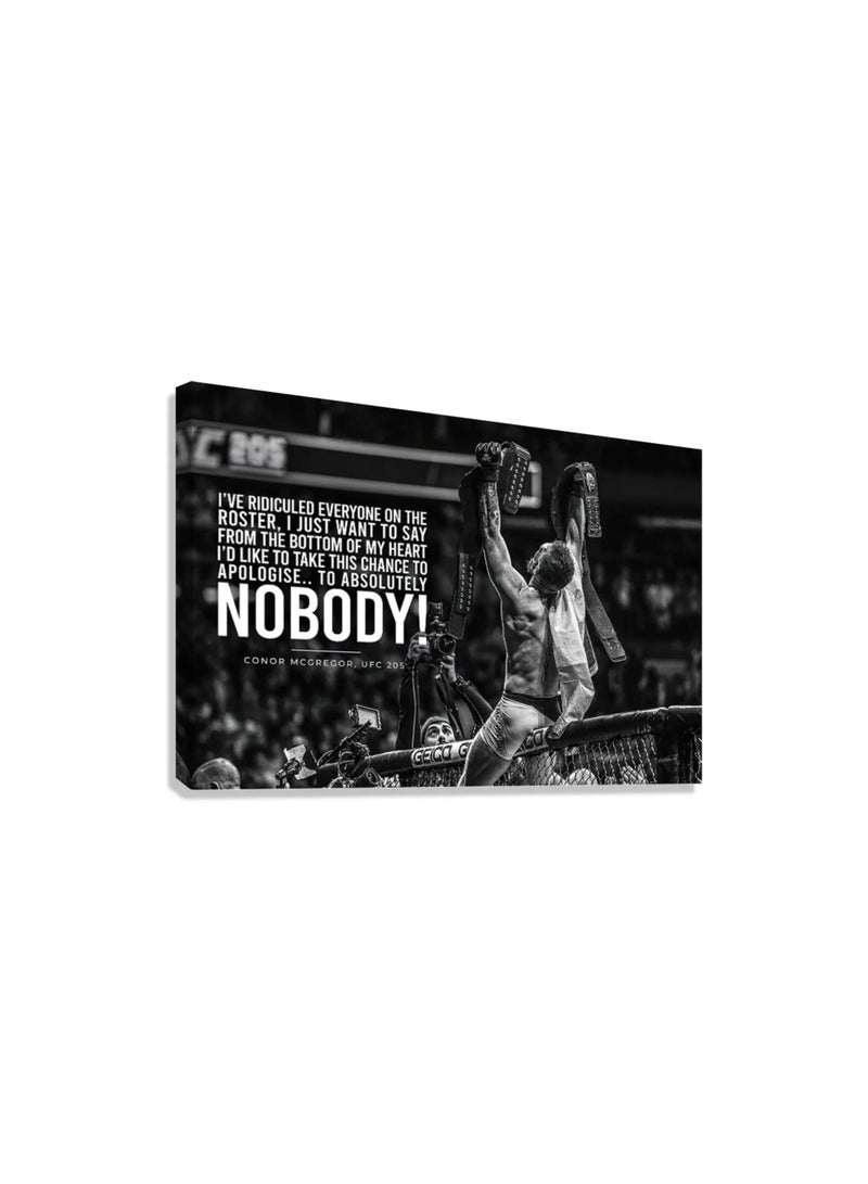 TNESSENTIAL A QOUTE GIVEN BY CONOR MCGREGOR CANVAS POSTER - Image 2