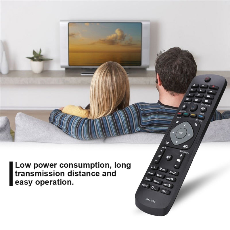 جهاز تحكم عن بعد متعدد الوظائف للتلفزيون بأزرار كبيرة وسهلة التشغيل RC19002B - جهاز تحكم عن بعد بديل طويل المدى للإرسال مناسب للعائلة - Image 3