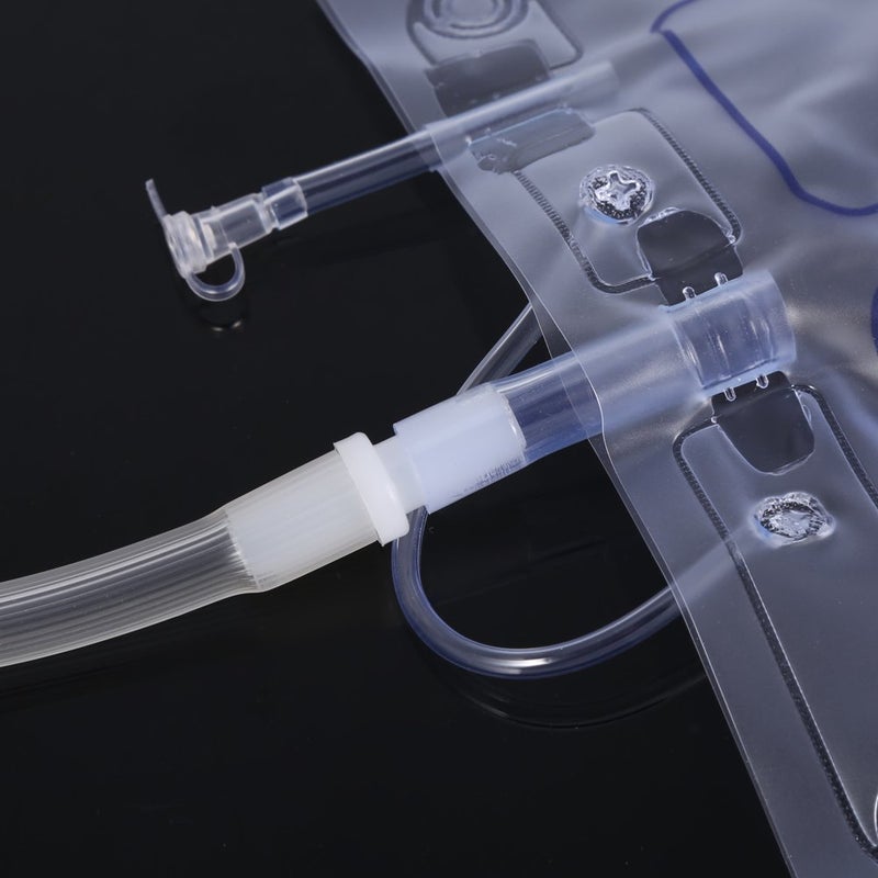 كلاراكو جامع بول محمول للرجال 1000 مل، حامل بول، قسطرة خارجية محمولة للبول للرجال، كيس بول للرجال، كيس بول قابل للارتداء، جامع بول قابل للتهوية - Image 2