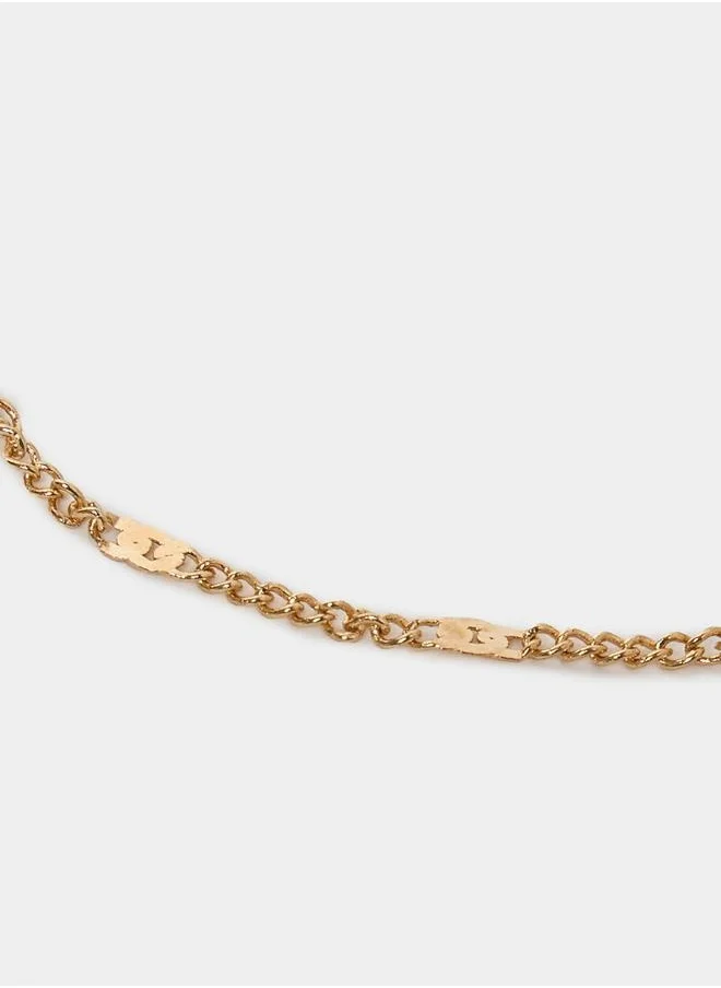 Styli Set of 4 - Heart Accent Chain Anklets