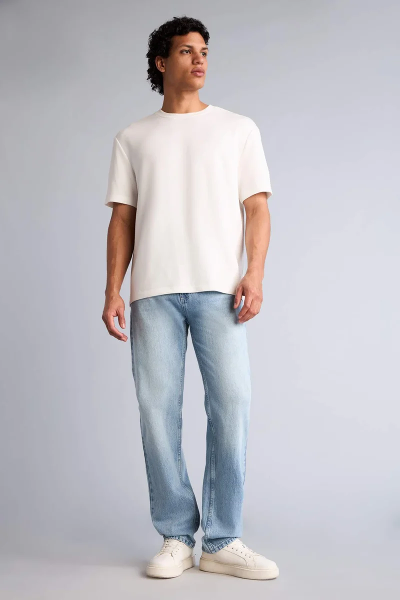 DeFacto Straight Fit Trousers