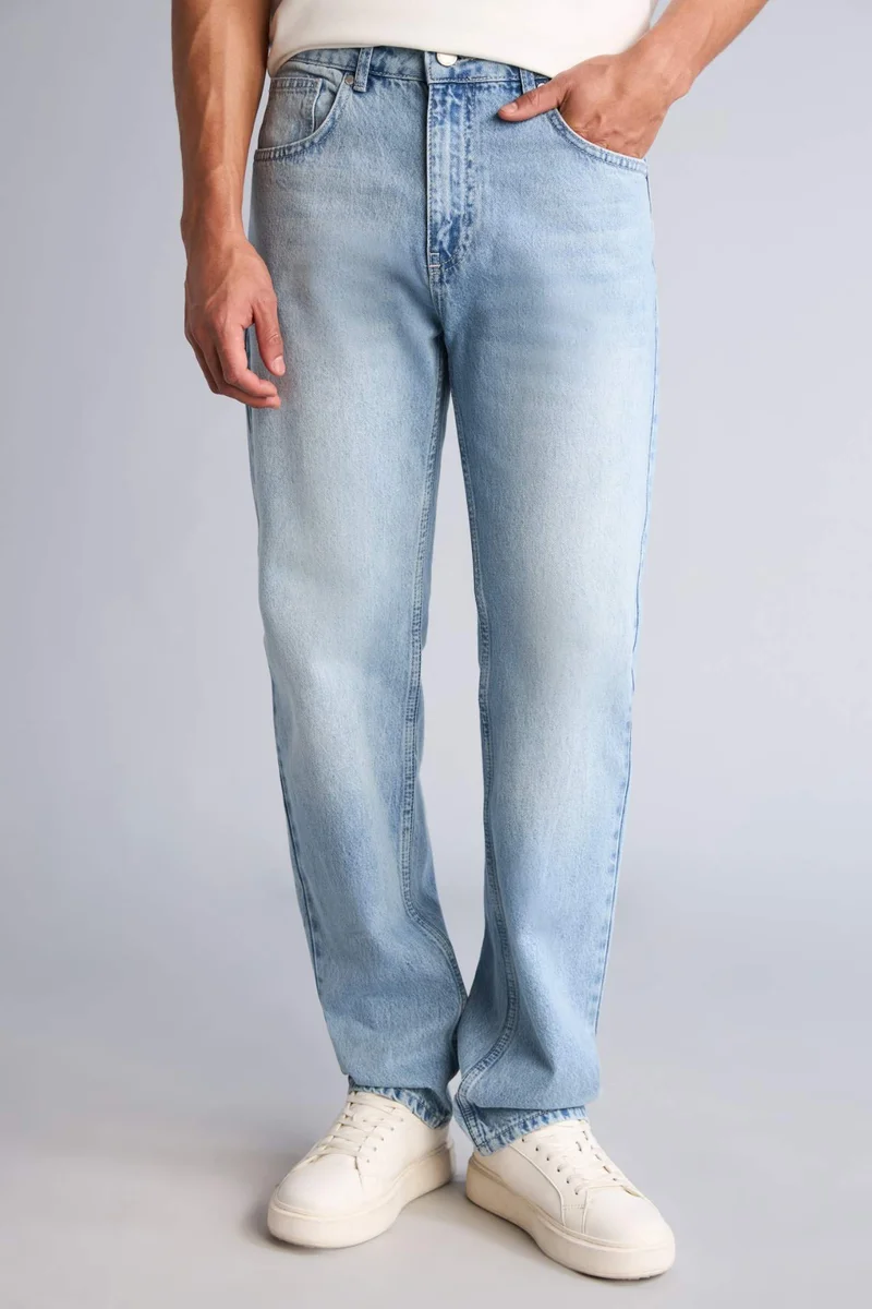 Defacto  Straight Fit Trousers for Men | Best Price UAE