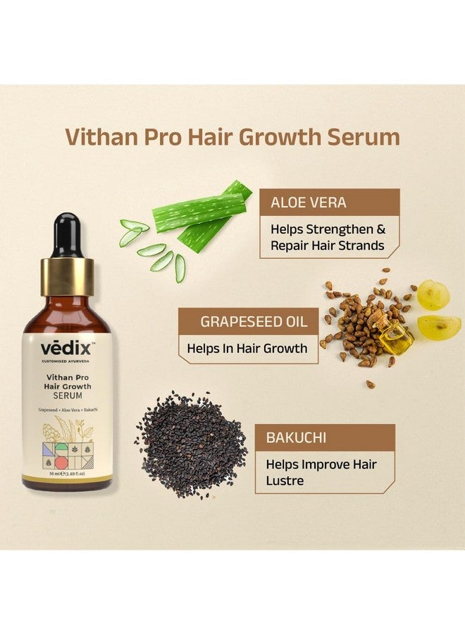 Vedix Ayurvedic Hair Growth Kit | 5 Product Kit | For Dry Hair, Dry Scalp, Straight Hair | Vedix Hair Oil, Shampoo, Serum, Mask, Conditioner Set - Image 5