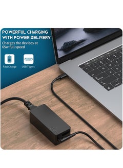 Generic 65W 45W Lenovo USB C Charger, Replacement Type-C Laptop Charger, for Lenovo ThinkPad T480 T490s E14 E15 Dell XPS, USB C Adapter, for HP EliteBook Dell XPS,   Chromebook with Power supply Cord  - Image 5