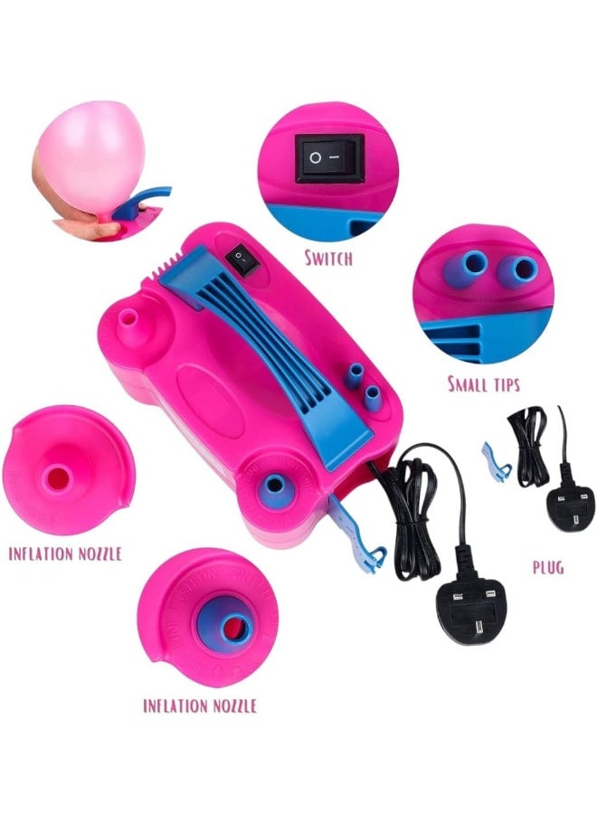 MOMENT Electric Balloon Pump, Dual Nozzle Portable Balloons Air Pump For Balloon Arch, Balloon Garland, Party Decorations, Kids Birthday, Baby Shower, Party Supplies & Decorations  - Image 2