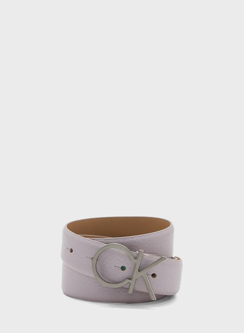 CALVIN KLEIN Reversible Lock Logo Belt