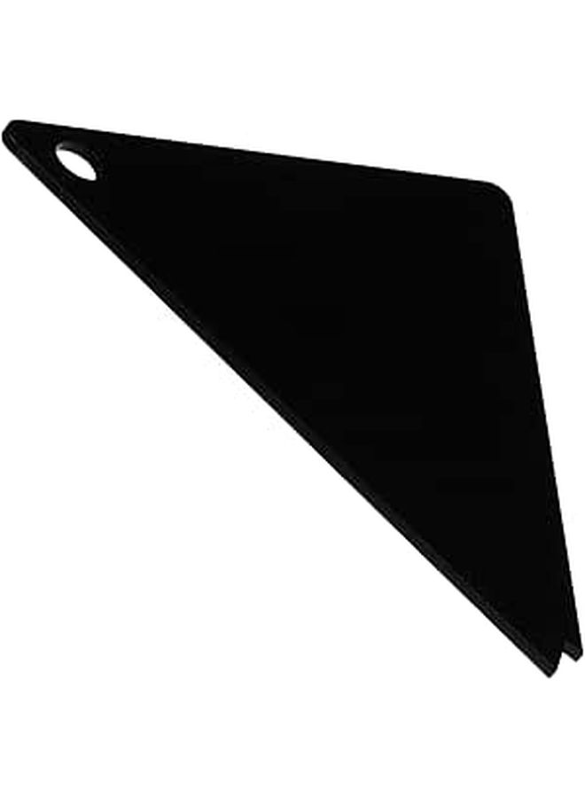 Triangle Snowboard Wax Scraper Durable Acrylic Maintenance Tool For All Ski Boards Efficient Wax Removal Essential Snowboard Accessory Winter Sports Accessories Transparent - Image 1