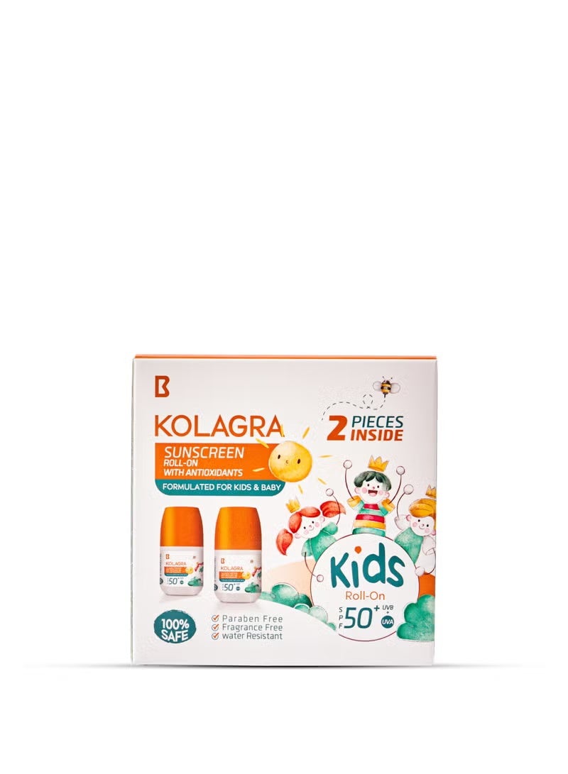 kolagra Sunscreen Roll-On Offer for Kids (1+1)