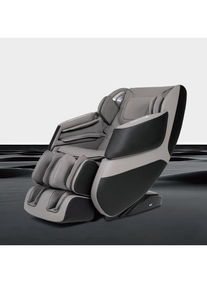 DANUBE HOME Miriad Massage Chair 3D Mechanish With Bluetooth And Voice Control | Relaxing Modern Design Living Room Furniture L157xW84.5xH113.5cm - Black/Grey - Image 1