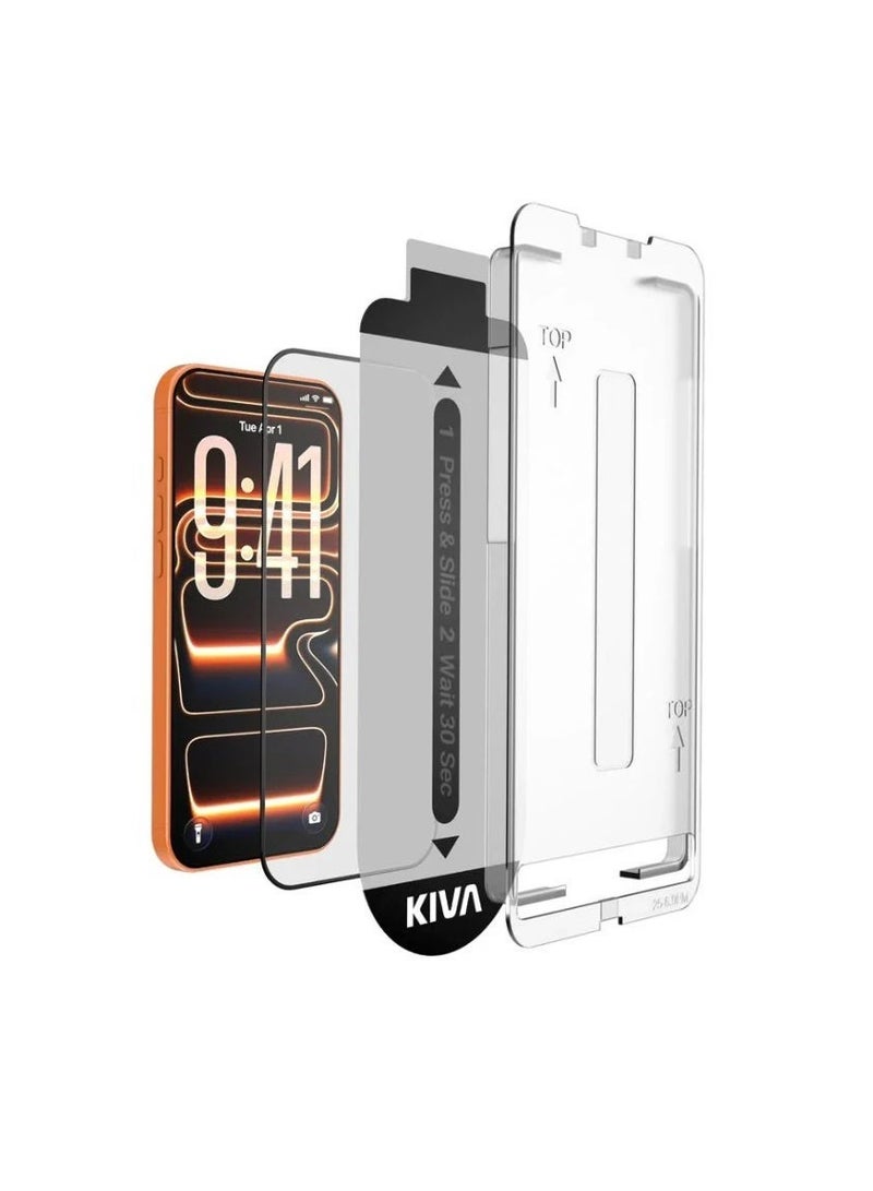 كيفا واقي شاشة Kiva لهاتف iPhone 17 Pro من الزجاج الخاص بالخصوصية - Image 1
