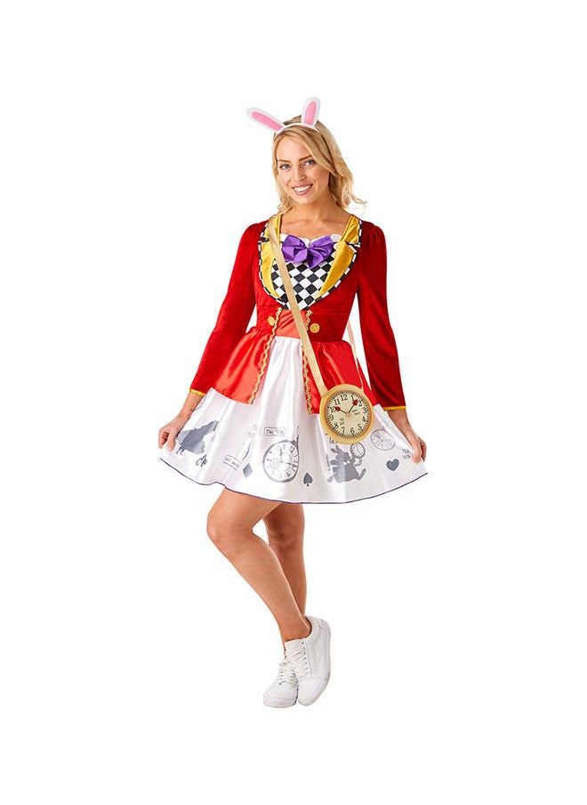 Rubies Costume Official Disney Alicein Wonderland White Rabbit Costume, Ladies Costume, Book Weekand Tea Party Theme  - Image 1