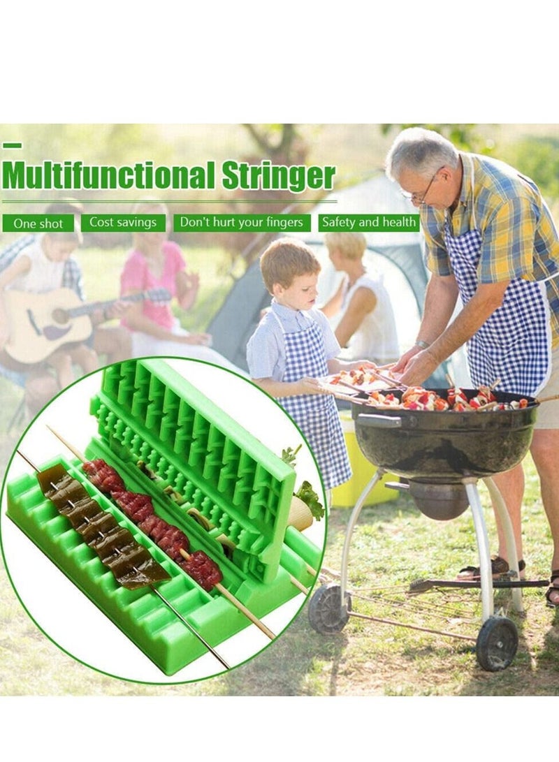 نيبمينينت Multifunction Barbecue Meat Skewer Machine BBQ String Device Quick Portable Box Easy Tools Kebab Maker Gadget - Image 5