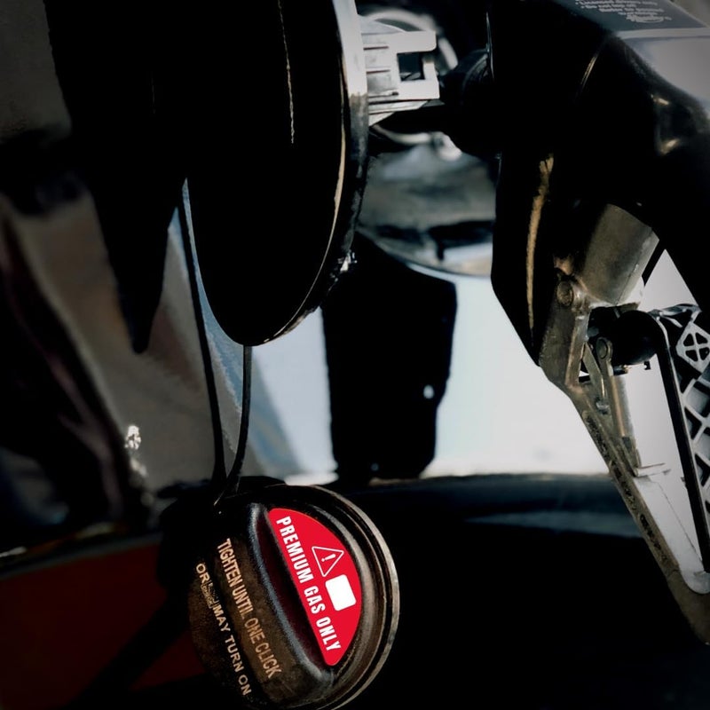 Fuel Stickers Premium Gas Only Sticker - 93, 91 Octane Sticker for Fuel Caps on Sports and Race Cars, Import and Domestic Vehicles - Weather Proof, Extreme Stick, Premium Only by Fuel Stickers - USA Made (1 Pair) - Image 3