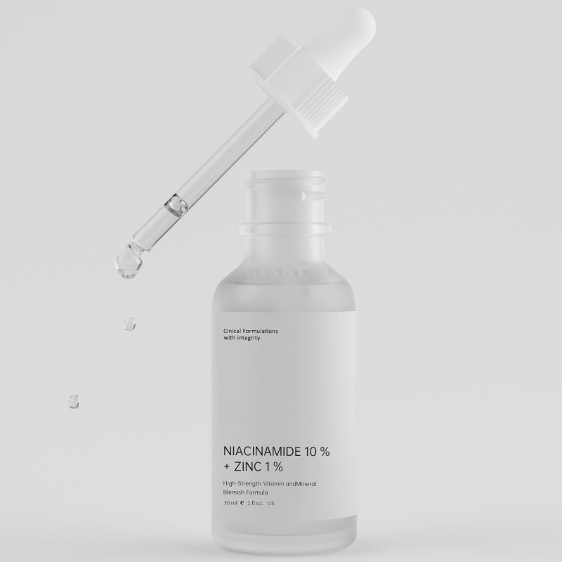 Niacinamide 10 Zinc 1 Serum for Face 30ML1 Fl Oz Antiaging Niacinamide Zinc Serum for Women Facial Serum For Acne Pores Fine Lines