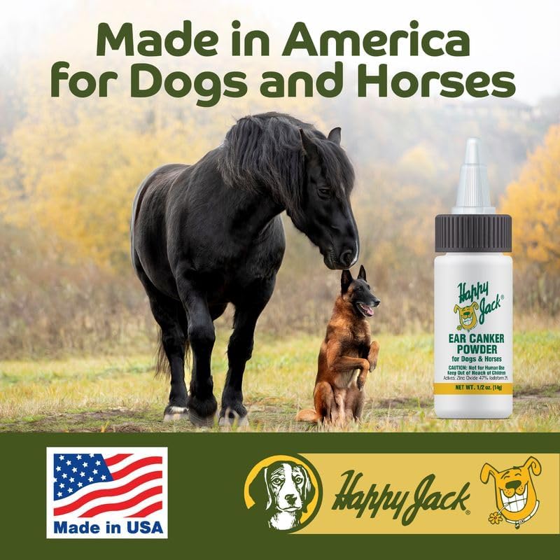HAPPY JACK Ear Canker Powder for Dogs and Horses - 0.5 oz - Image 5