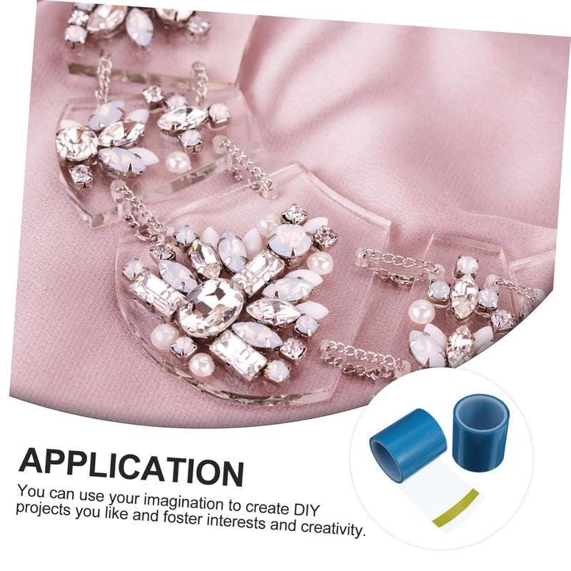 Tehaux UV Tape Waterproof Jewelry Making Epoxy Pendant Adhesive 2 Rolls - Image 5