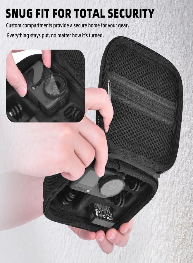 BRDRC حقيبة حمل BRDRC لملحقات DJI Action 6، حقيبة تخزين، غطاء واقٍ صلب لكاميرا DJI Osmo Action 6 Standard Bundle - Image 4