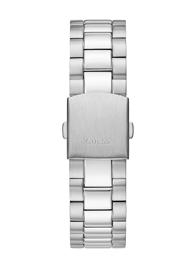 GUESS Mens Silver Tone Day/Date Watch GW0265G1 - Image 2