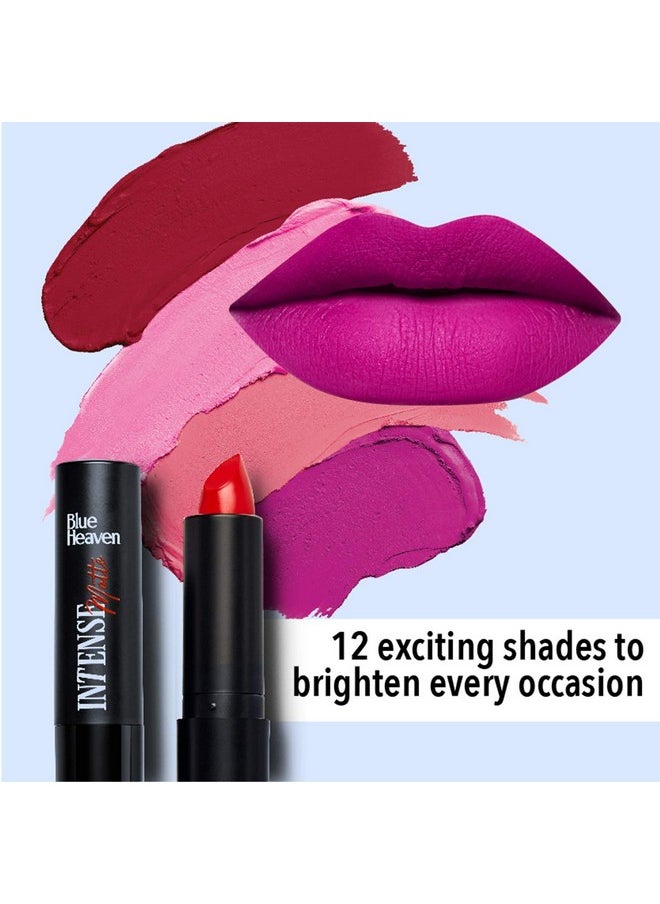 Blue Heaven - Intense Matte Lipstick, Chocolate Swirl,307, 4 Gm - Image 1