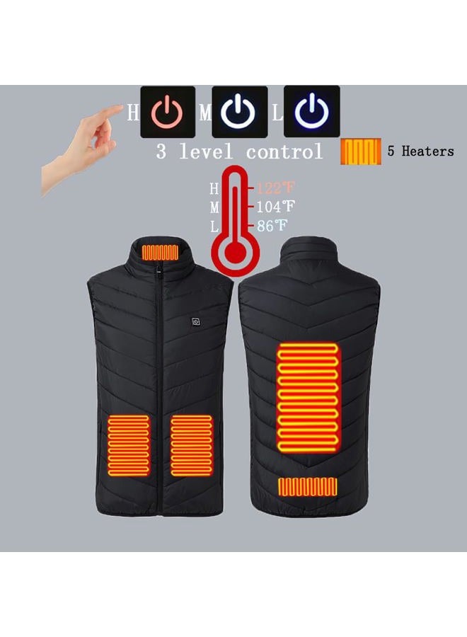 SICHUNL Kids Winter Heated Vest Windproof Lightweight Jacket for Boys Girls Winter Gift(Battery NOT Included) - Image 2