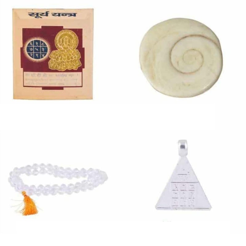 PANDIT NM SHRIMALI Vashikaran Yantra Vashikaran Yantra Pendant Gomati Chakra Sphatik Mala for Vashikaran Pooja Kit - Image 1