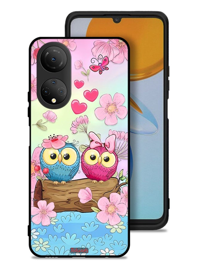 Tolwak Honor X7 Protective Case Cover Cute Owls Art - Image 1