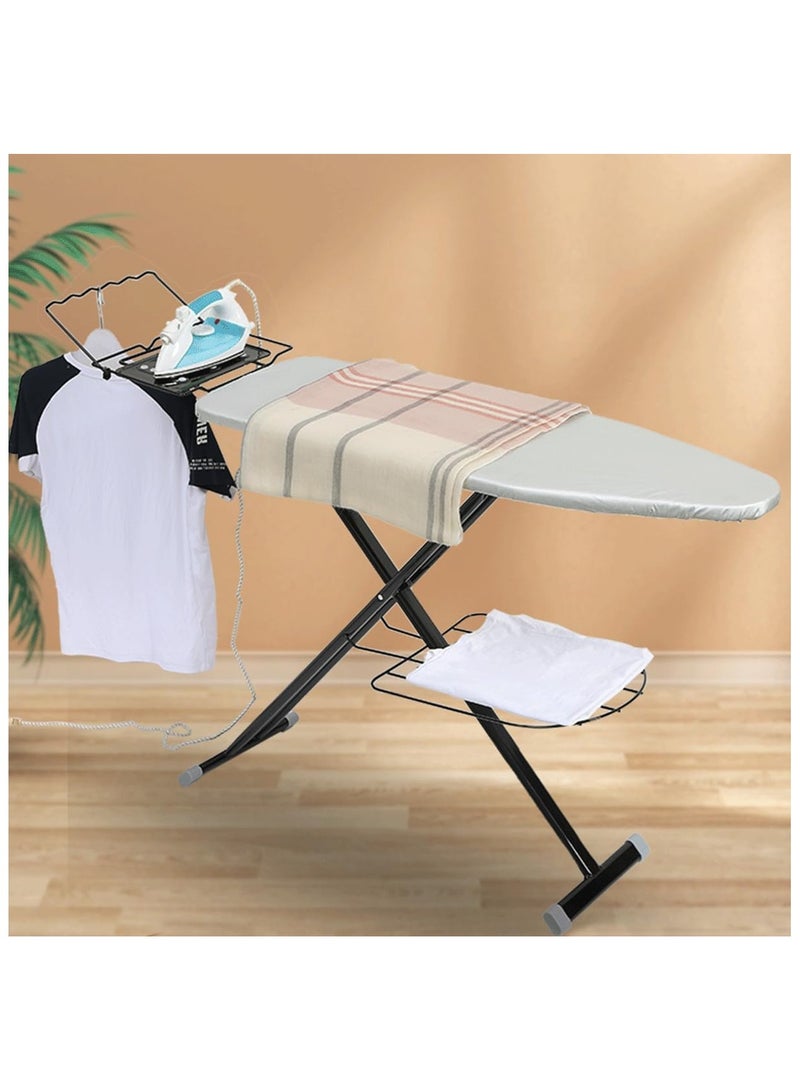 Ironing Board, Height Adjustments Dress Press Board with Steam Press Rest and Heat Resistant Covers, Foldable Pressing Table for Home  - Image 2