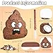 Drayear Funny Poop Piata Set with 146 x 132 Inch Poop Piata Bat Blindfold and Confetti for Kids Adults Hilarious Birthday Party Decoration - Image 4